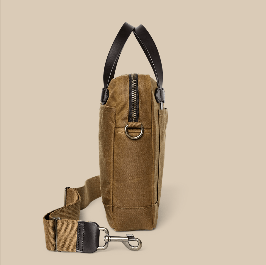 Filson Tin Cloth Compact Briefcase - Quest Outdoors