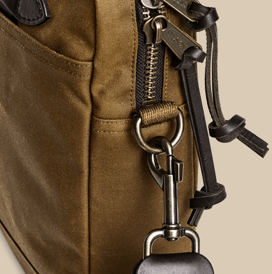 Filson Tin Cloth Compact Briefcase - Quest Outdoors