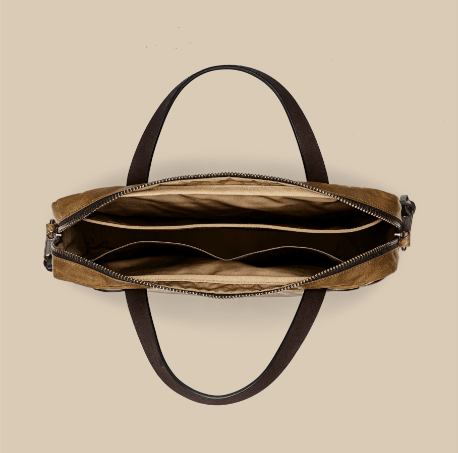 Filson Tin Cloth Compact Briefcase - Quest Outdoors