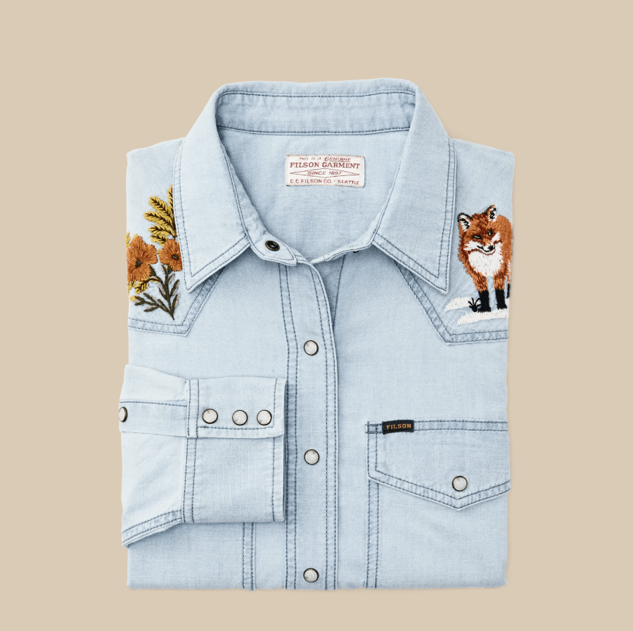 Filson Women's Embroidered Western Shirt - Quest Outdoors