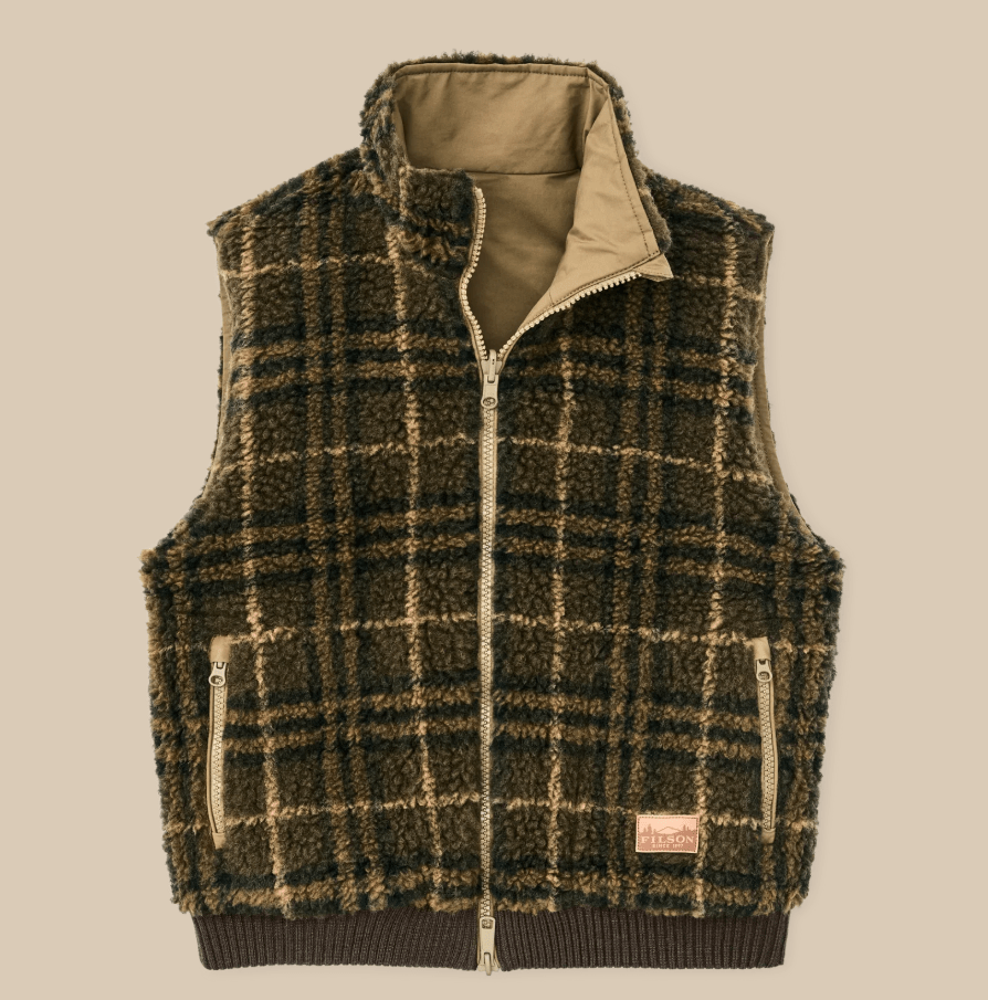 Filson Women's Reversible Woolly Fleece Vest - Quest Outdoors