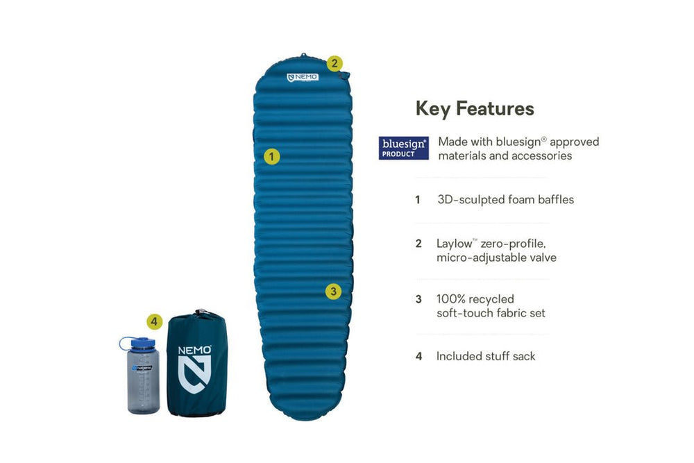 Flyer™ Self - Inflating bluesign® Sleeping Pad - Quest Outdoors