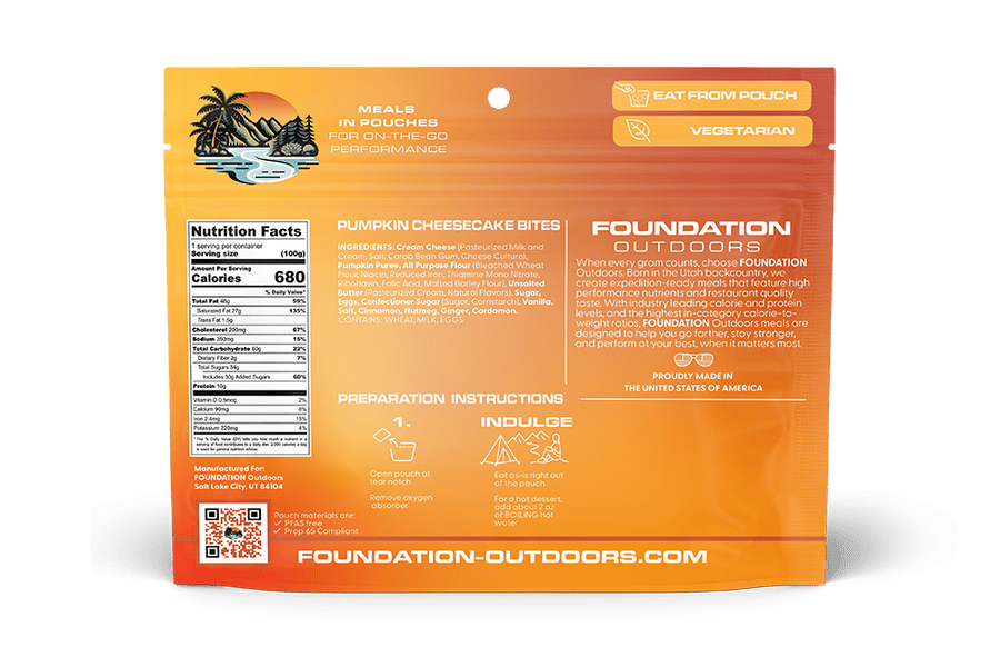 FOUNDATION Outdoors Pumpkin Cheesecake Bites - Quest Outdoors