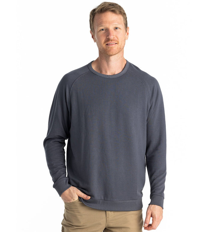 Free Fly Men's Bamboo Lightweight Fleece Crew - Quest Outdoors