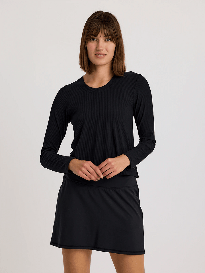 Free Fly Women's Ribbed Bamboo Long Sleeve - Quest Outdoors