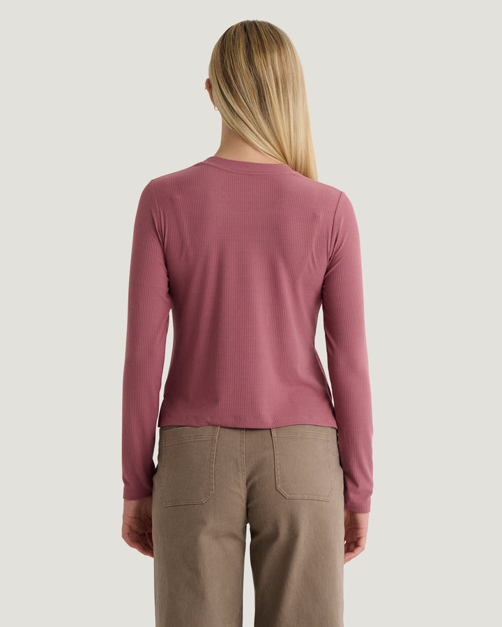Free Fly Women's Ribbed Bamboo Long Sleeve - Quest Outdoors
