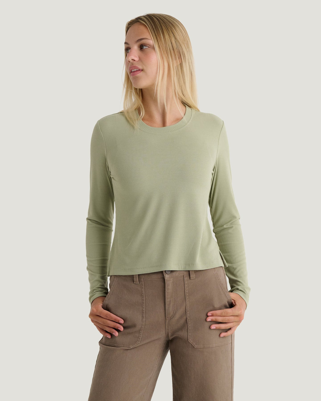 Free Fly Women's Ribbed Bamboo Long Sleeve - Quest Outdoors