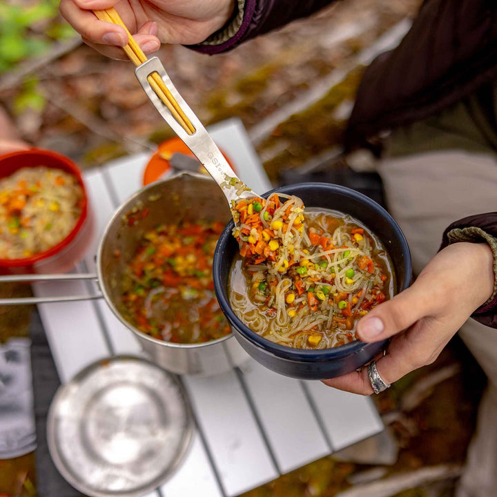 Glacier Stainless Spork + Sticks - Quest Outdoors