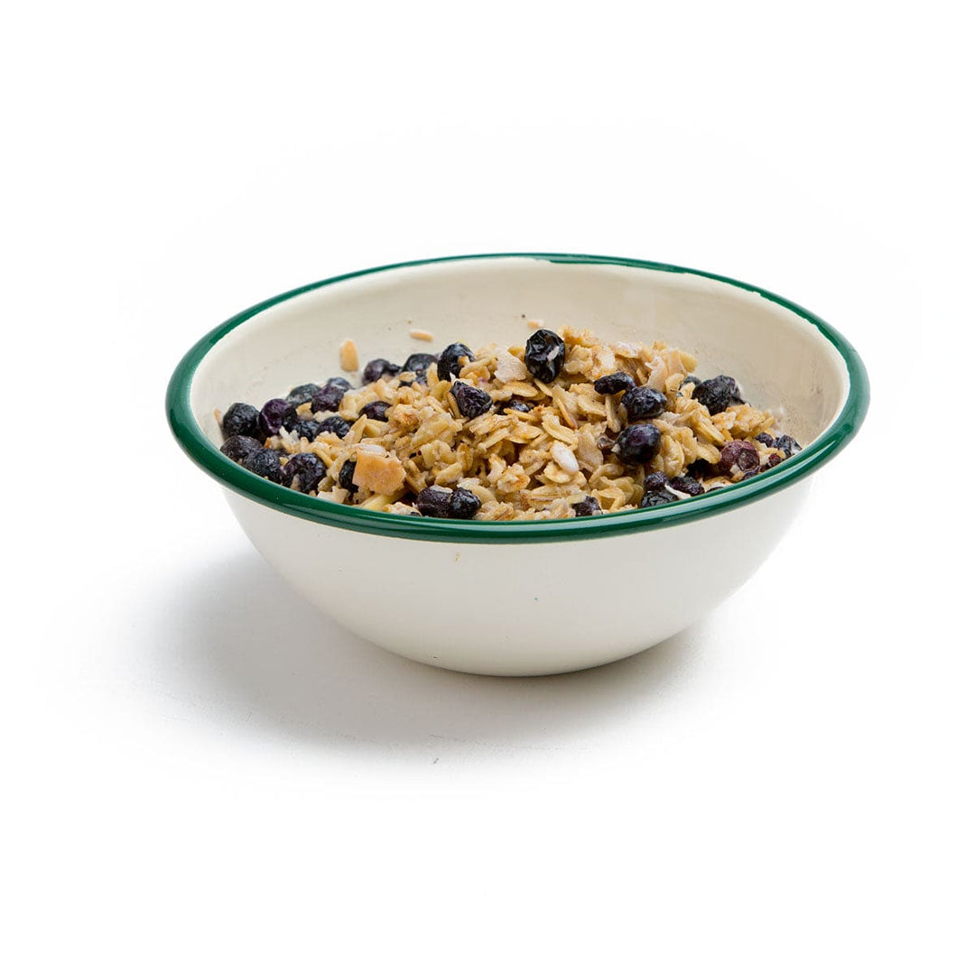 Granola with Blueberries, Almonds & Milk - Quest Outdoors