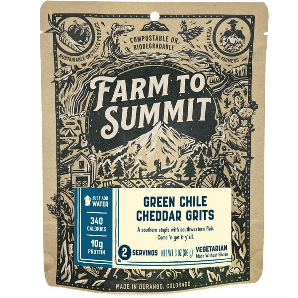 Green Chile Cheddar Grits - Quest Outdoors