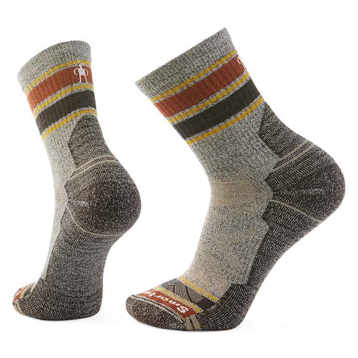 Hike Light Cushion Striped Mid Crew Socks - Quest Outdoors