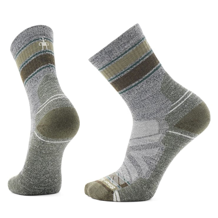 Hike Light Cushion Striped Mid Crew Socks - Quest Outdoors