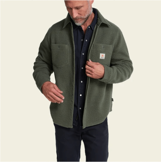 Howler Bros Men's Allegheny Fleece Overshirt - Quest Outdoors