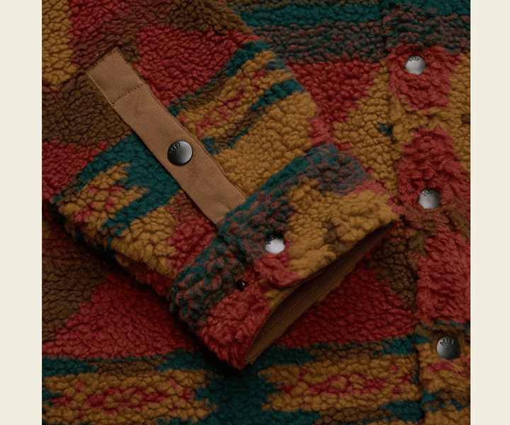 Howler Bros Men's Allegheny Fleece Overshirt - Mitla Motifs - Quest Outdoors