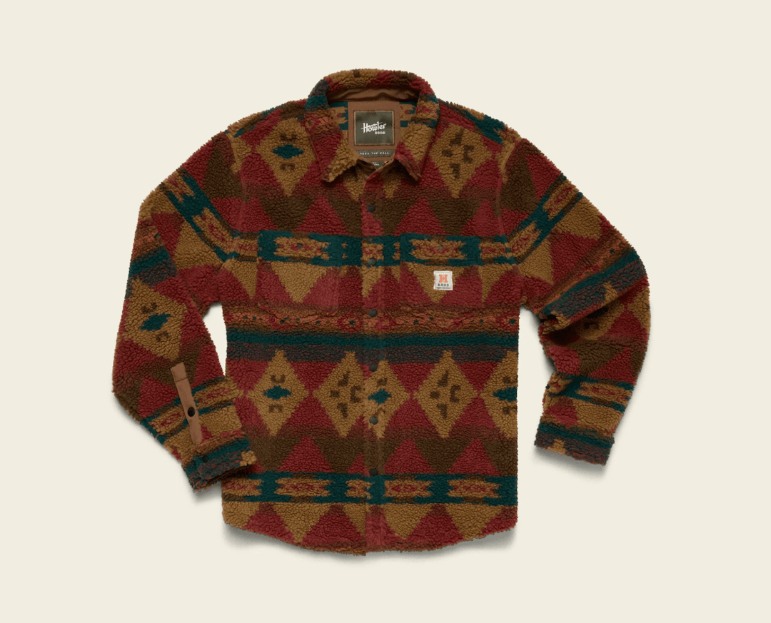 Howler Bros Men's Allegheny Fleece Overshirt - Mitla Motifs - Quest Outdoors