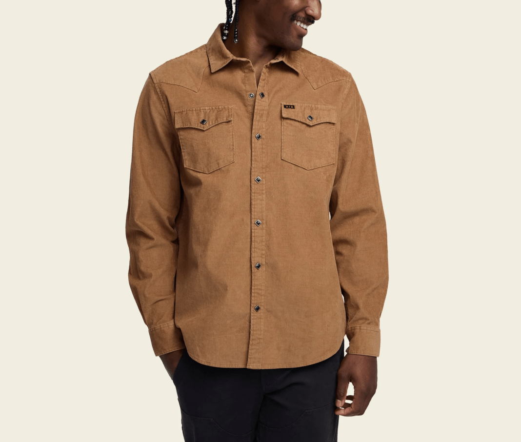 Howler Bros Men's Banning Corduroy Snapshirt - Quest Outdoors