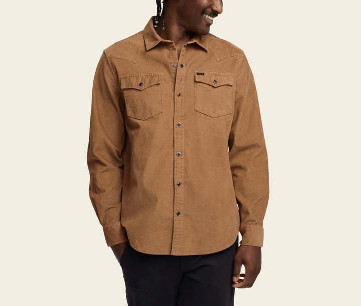 Howler Bros Men's Banning Corduroy Snapshirt - Quest Outdoors