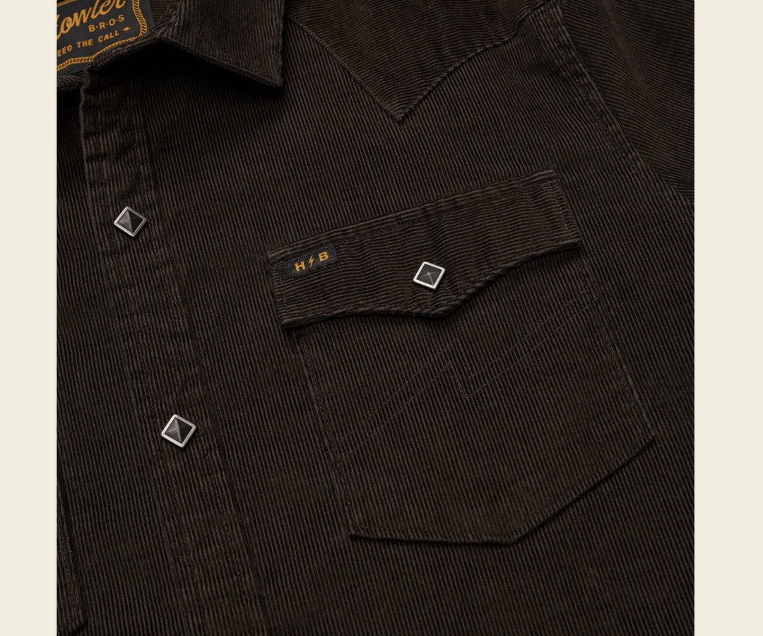 Howler Bros Men's Banning Corduroy Snapshirt - Quest Outdoors