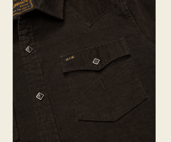 Howler Bros Men's Banning Corduroy Snapshirt - Quest Outdoors