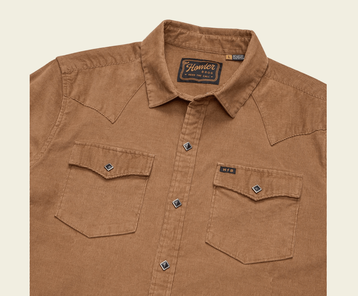 Howler Bros Men's Banning Corduroy Snapshirt - Quest Outdoors