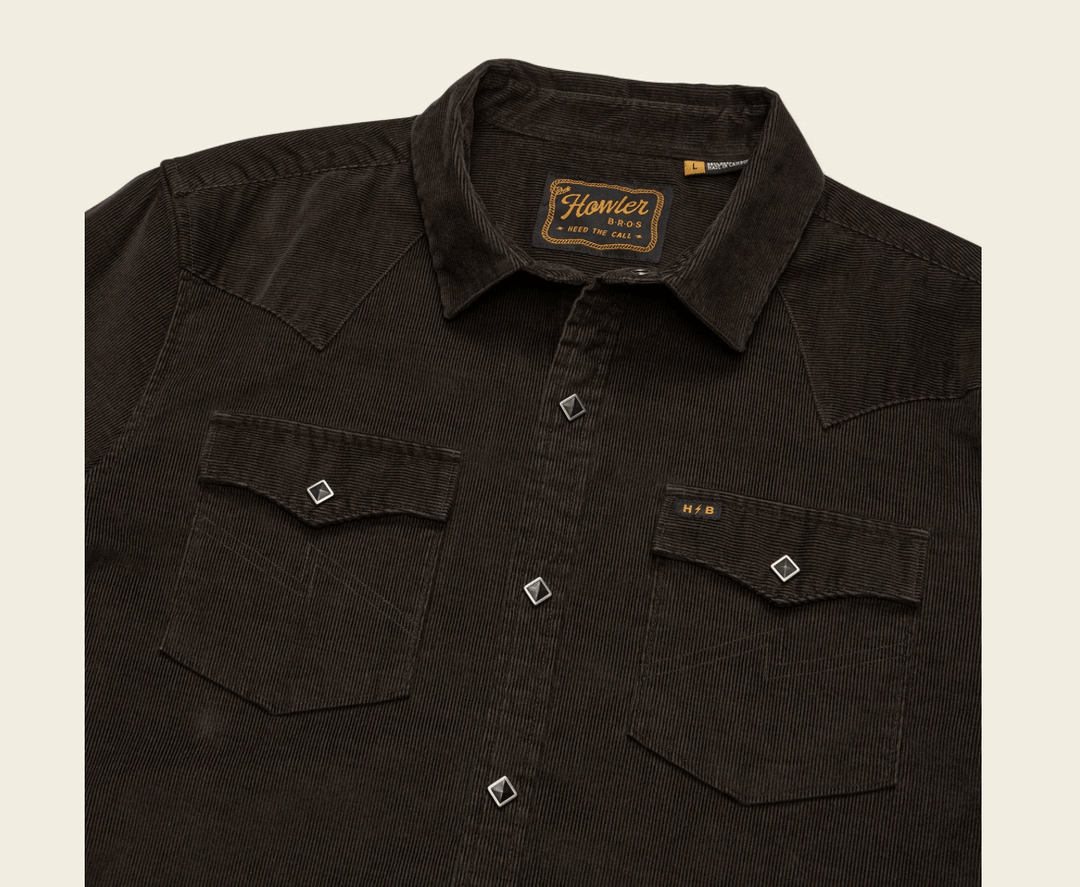 Howler Bros Men's Banning Corduroy Snapshirt - Quest Outdoors