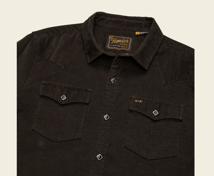 Howler Bros Men's Banning Corduroy Snapshirt - Quest Outdoors