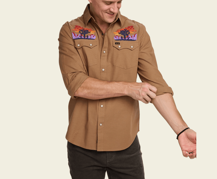 Howler Bros Men's Crosscut Deluxe Longsleeve - Yuccas - Quest Outdoors