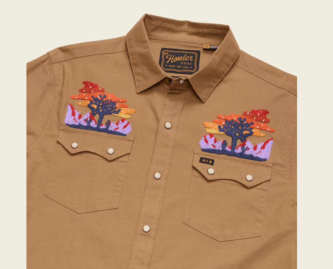 Howler Bros Men's Crosscut Deluxe Longsleeve - Yuccas - Quest Outdoors