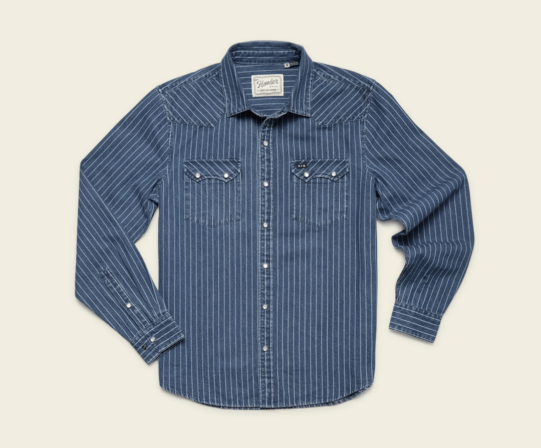 Howler Bros Men's Dust Up Denim Snapshirt - Quest Outdoors