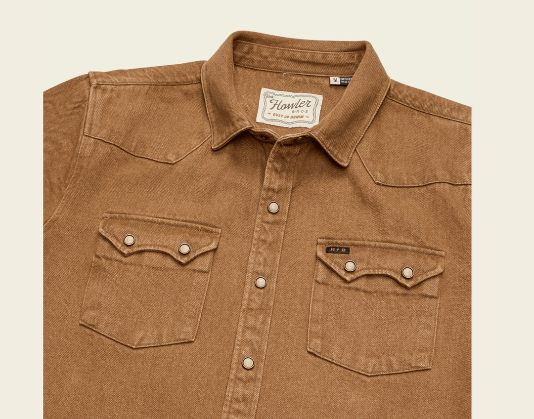 Howler Bros Men's Dust Up Denim Snapshirt - Quest Outdoors