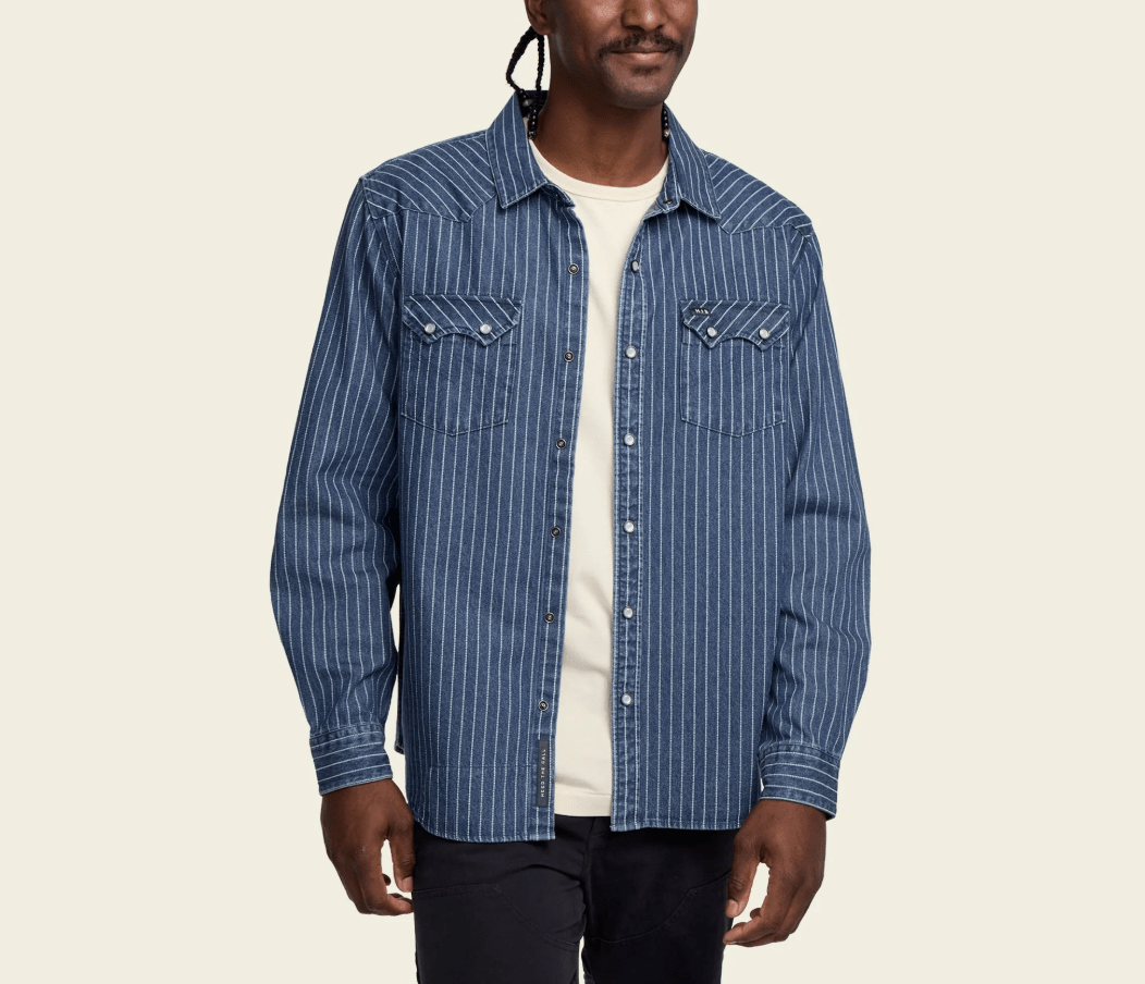 Howler Bros Men's Dust Up Denim Snapshirt - Quest Outdoors