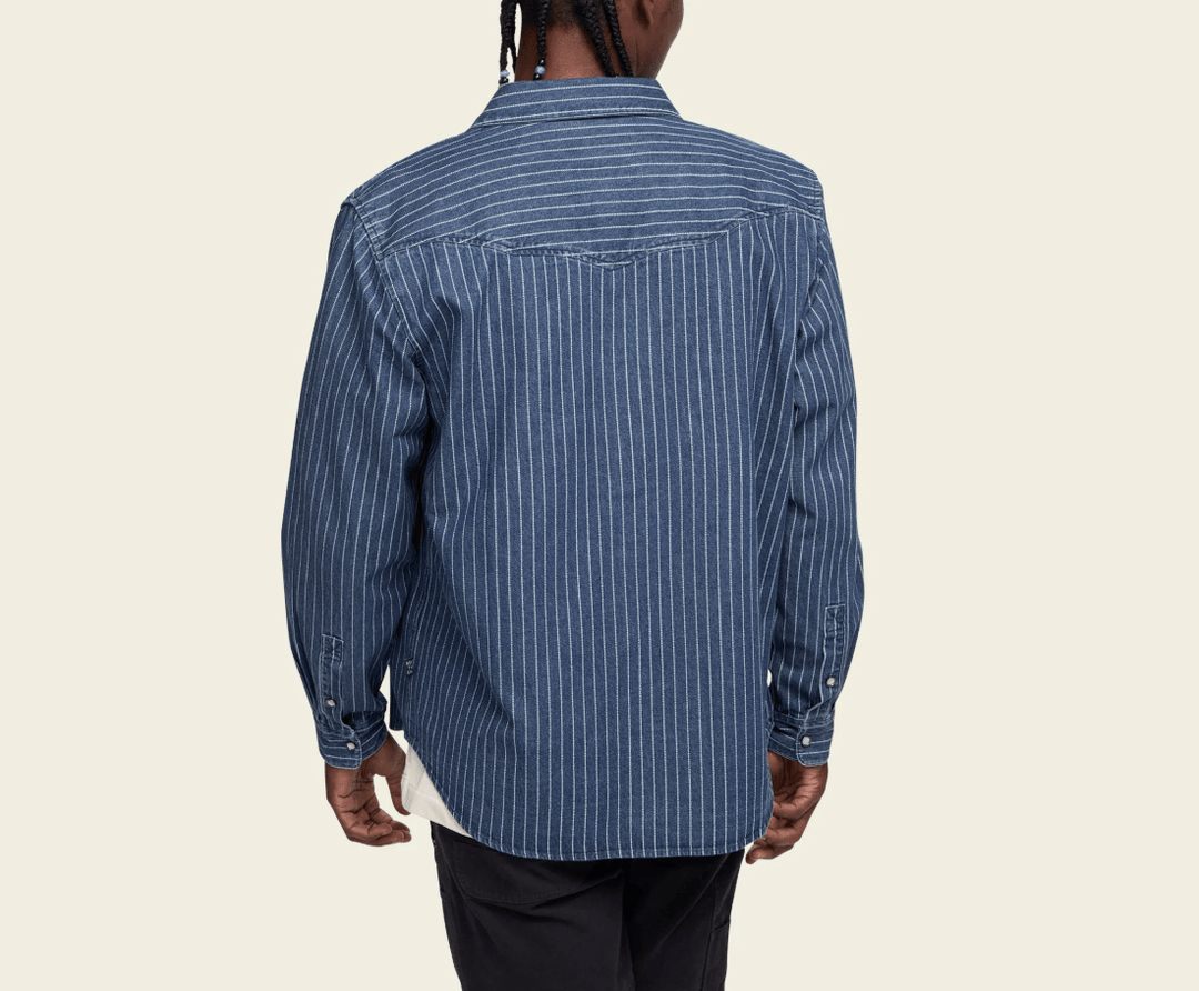 Howler Bros Men's Dust Up Denim Snapshirt - Quest Outdoors