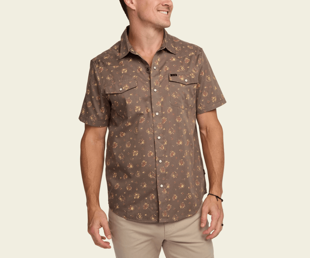 Howler Bros Men's H Bar B Snapshirt - Bouquets - Quest Outdoors