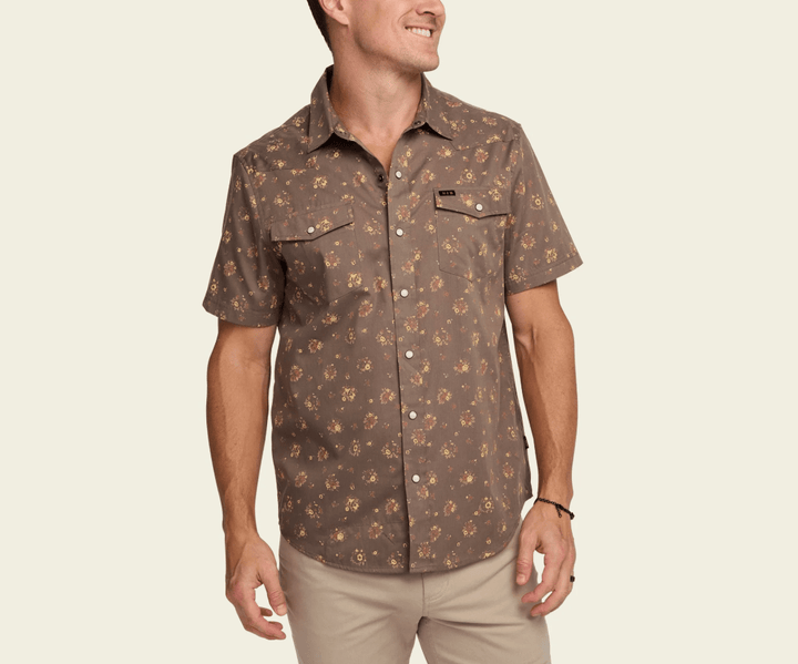 Howler Bros Men's H Bar B Snapshirt - Bouquets - Quest Outdoors