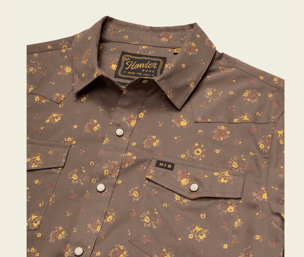 Howler Bros Men's H Bar B Snapshirt - Bouquets - Quest Outdoors