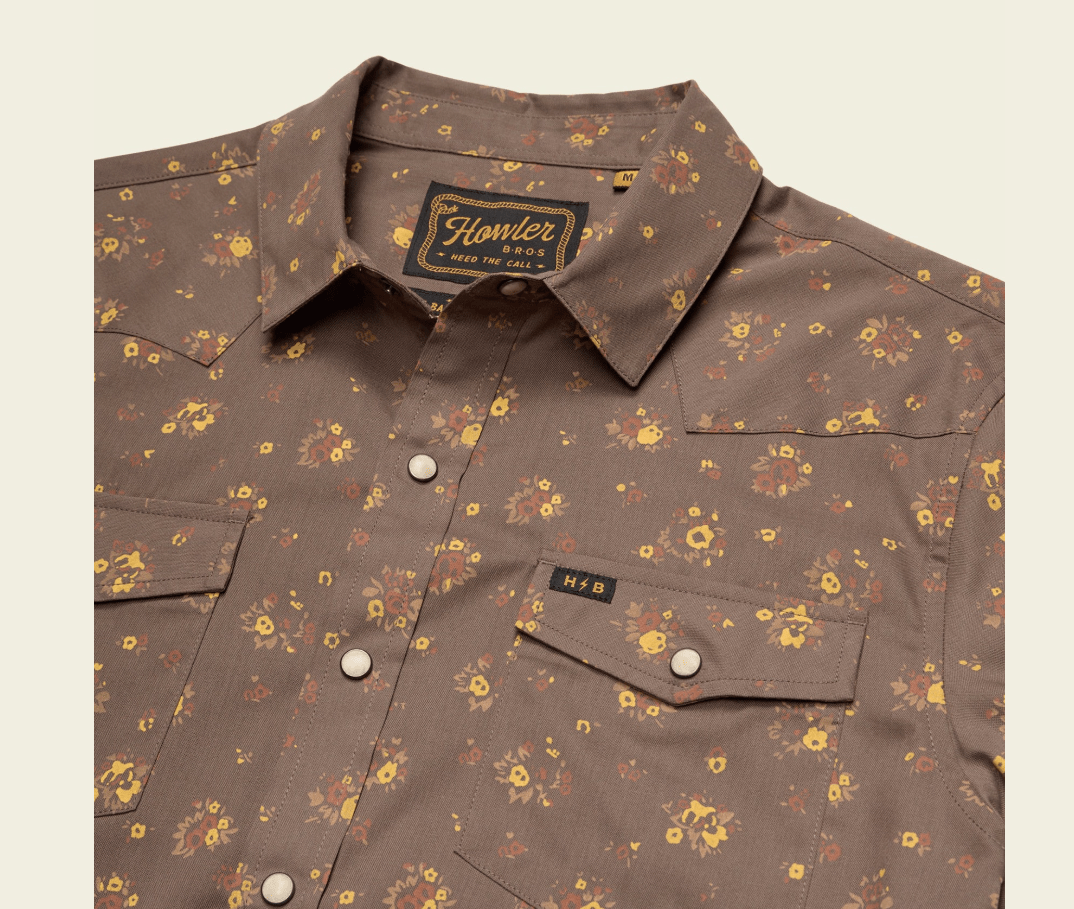 Howler Bros Men's H Bar B Snapshirt - Bouquets - Quest Outdoors