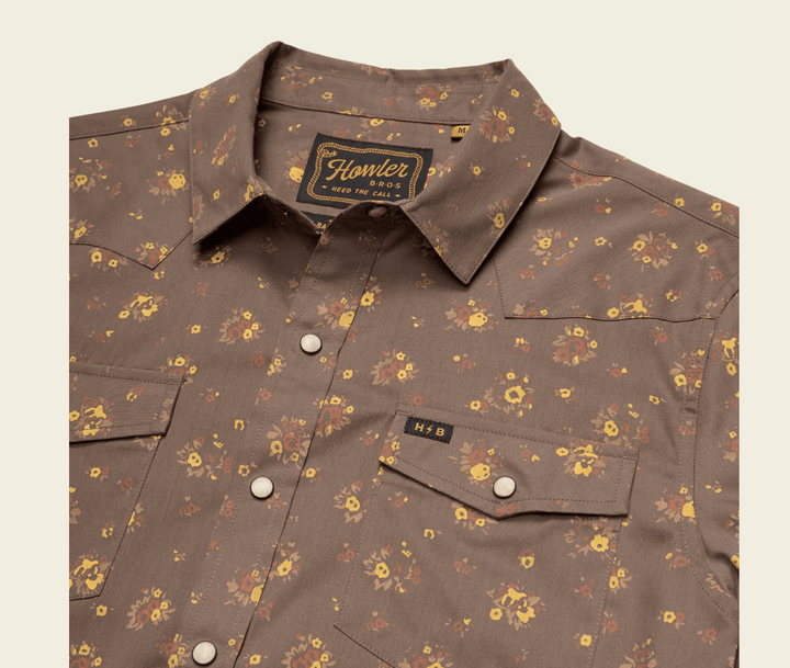Howler Bros Men's H Bar B Snapshirt - Bouquets - Quest Outdoors