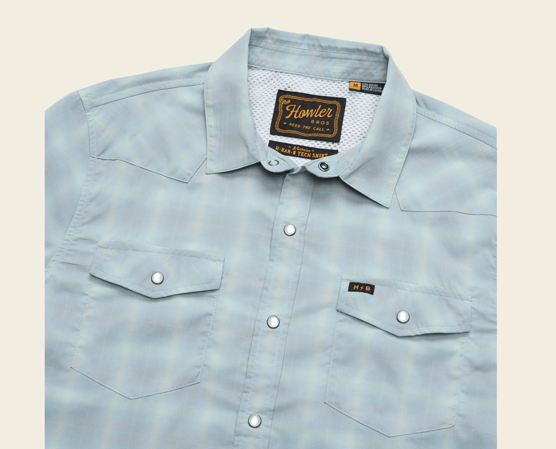 Howler Bros Men's H Bar B Tech Longsleeve - Kent Plaid - Quest Outdoors