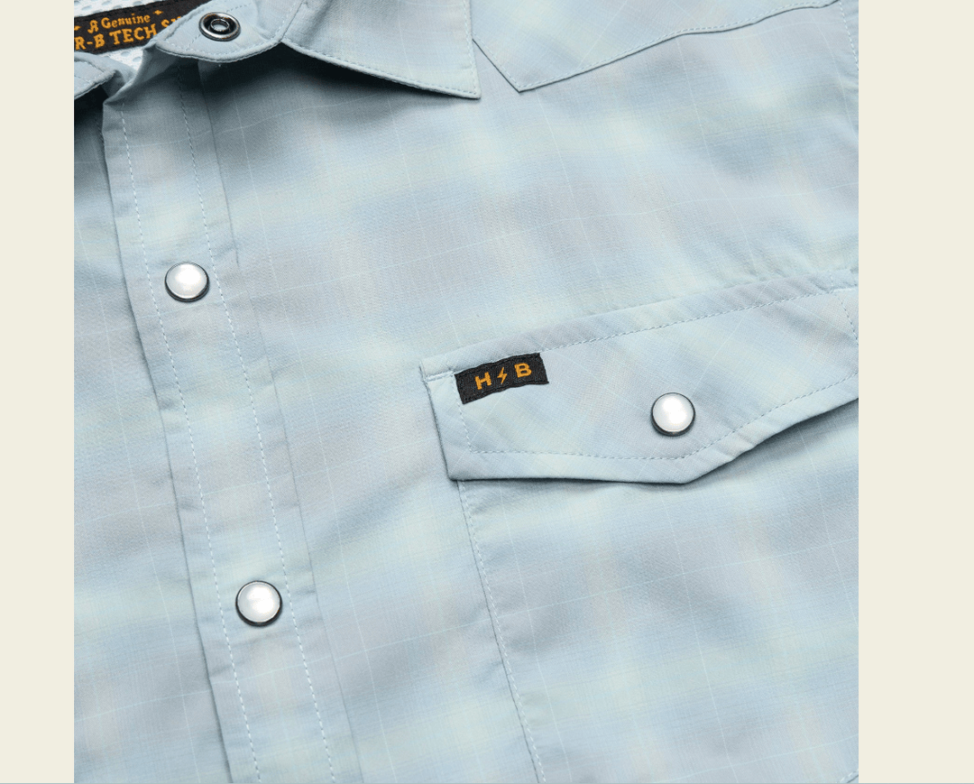 Howler Bros Men's H Bar B Tech Longsleeve - Kent Plaid - Quest Outdoors