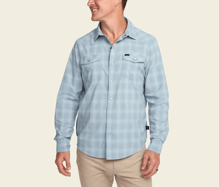 Howler Bros Men's H Bar B Tech Longsleeve - Kent Plaid - Quest Outdoors