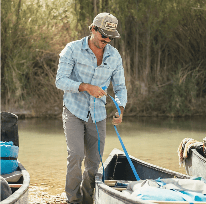 Howler Bros Men's H Bar B Tech Longsleeve - Kent Plaid - Quest Outdoors