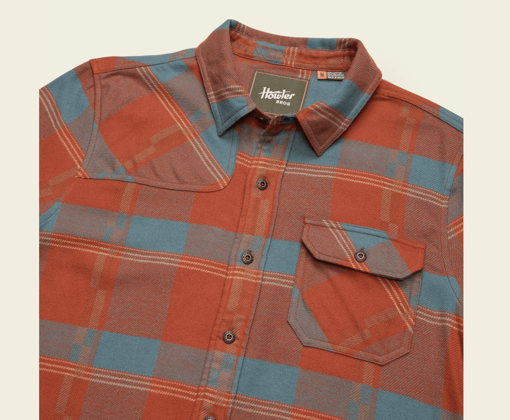 Howler Bros Men's Harker's Flannel - Backdrop Plaid - Quest Outdoors