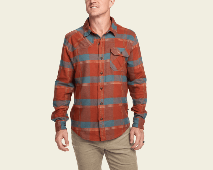 Howler Bros Men's Harker's Flannel - Backdrop Plaid - Quest Outdoors