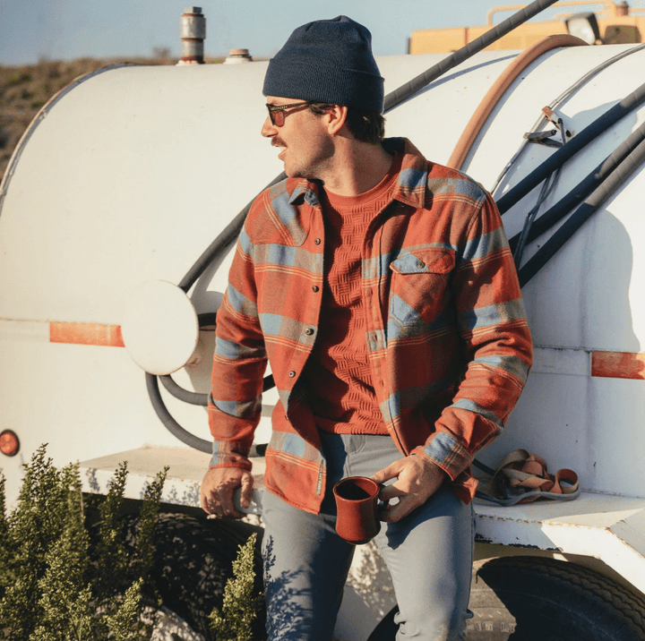 Howler Bros Men's Harker's Flannel - Backdrop Plaid - Quest Outdoors