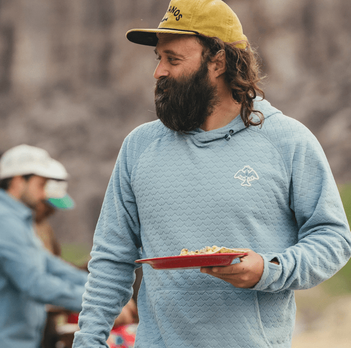 Howler Bros Men's Palo Duro Fleece Hoodie - Mountain Grid - Quest Outdoors