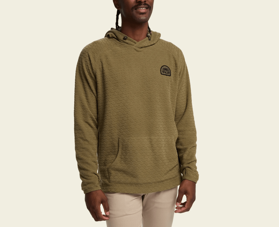 Howler Bros Men's Palo Duro Fleece Hoodie - Mountain Grid - Quest Outdoors