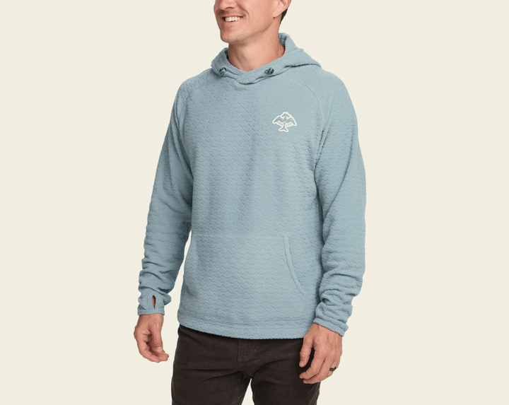 Howler Bros Men's Palo Duro Fleece Hoodie - Mountain Grid - Quest Outdoors