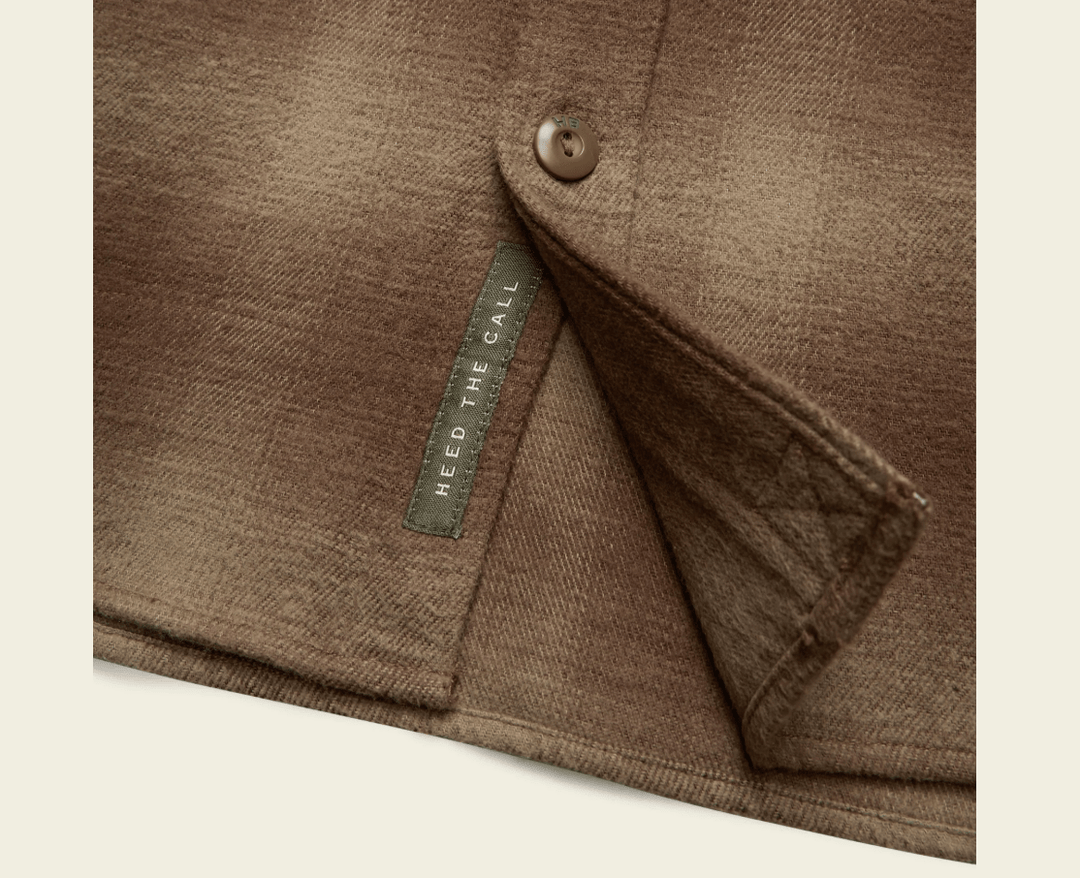 Howler Bros Men's Rodanthe Blanket Flannel - Emmett Plaid : Aloe - Quest Outdoors