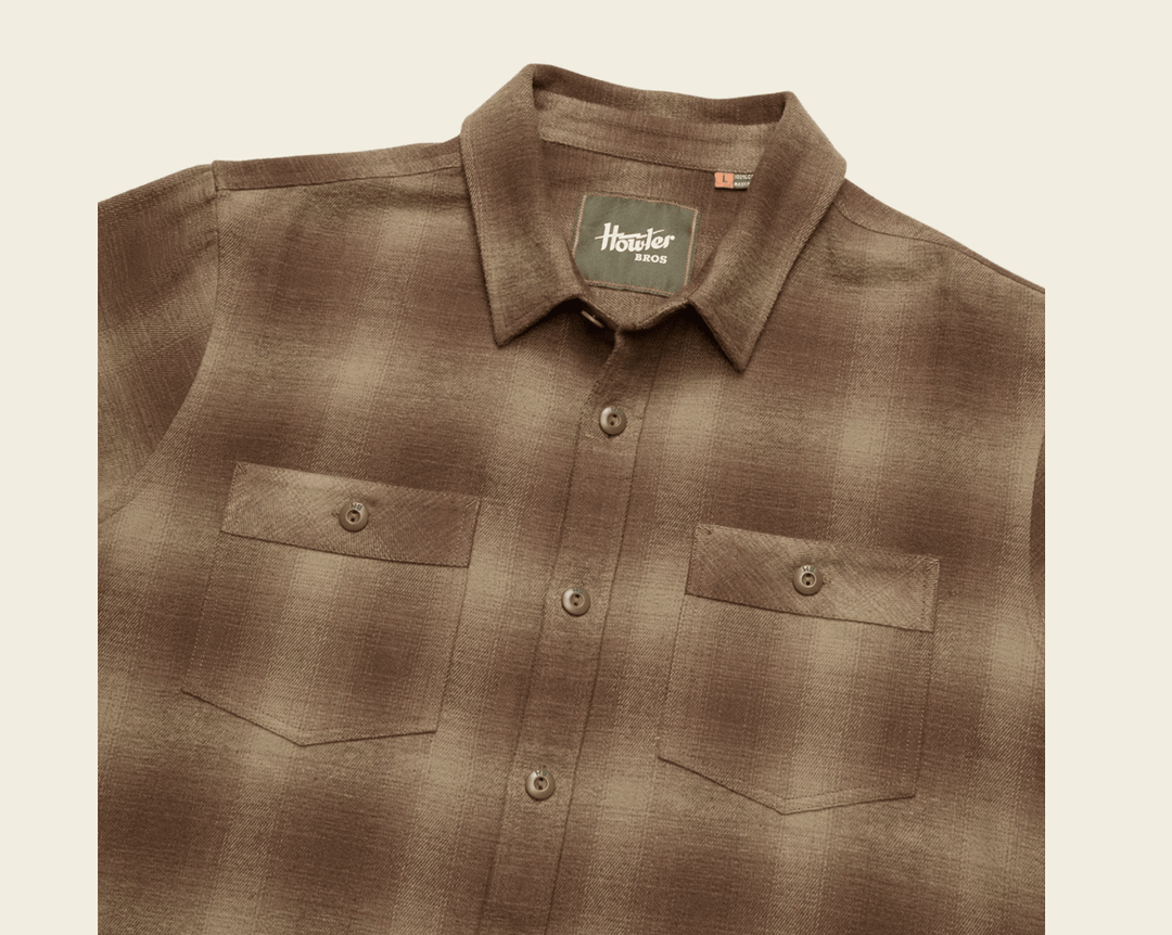 Howler Bros Men's Rodanthe Blanket Flannel - Emmett Plaid : Aloe - Quest Outdoors