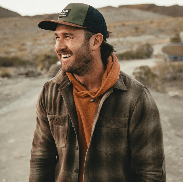 Howler Bros Men's Rodanthe Blanket Flannel - Emmett Plaid : Aloe - Quest Outdoors